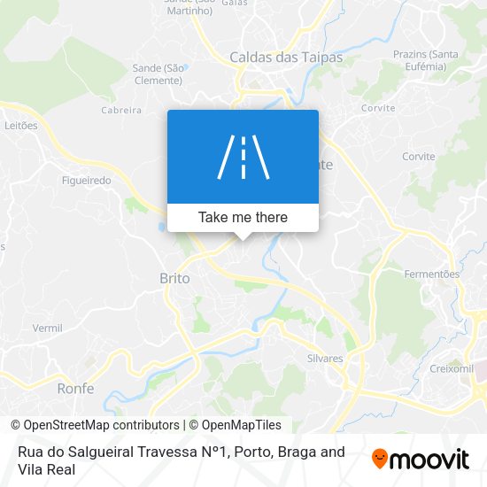 Rua do Salgueiral Travessa Nº1 mapa