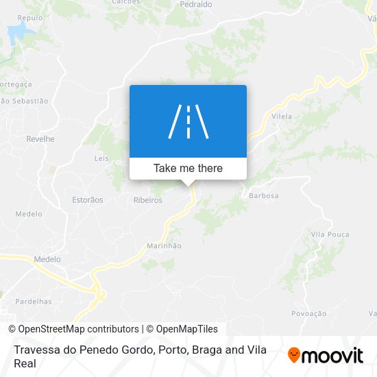 Travessa do Penedo Gordo map