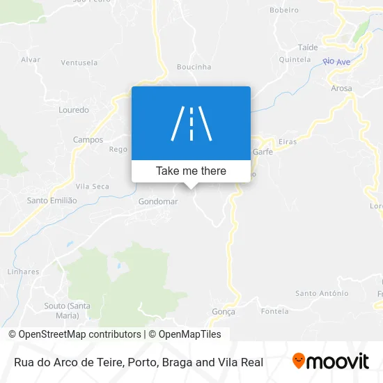 Rua do Arco de Teire map