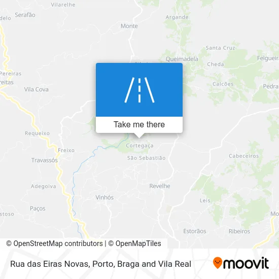 Rua das Eiras Novas map