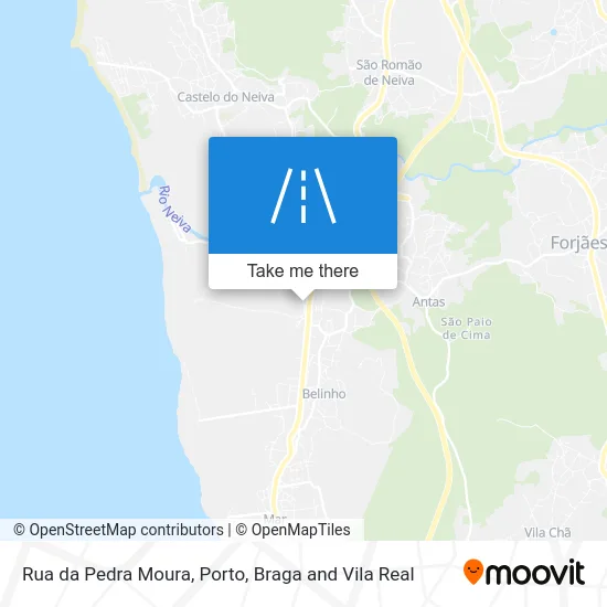 Rua da Pedra Moura map