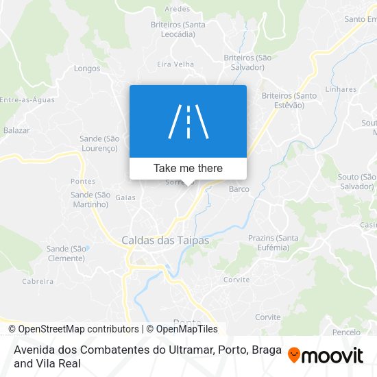 Avenida dos Combatentes do Ultramar map