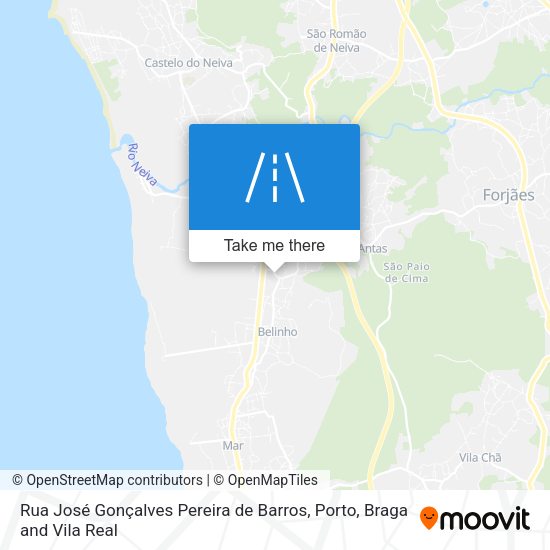 Rua José Gonçalves Pereira de Barros map