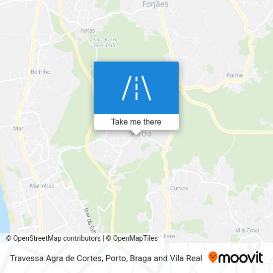 Travessa Agra de Cortes map