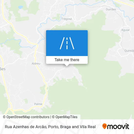 Rua Azenhas de Arcão map
