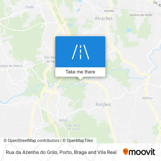 Rua da Azenha do Grilo map