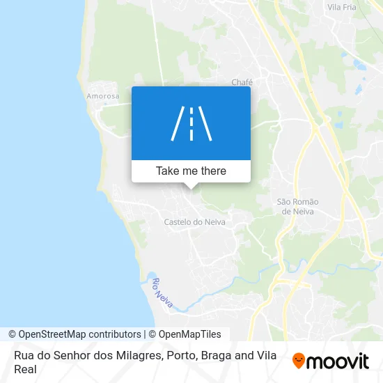 Rua do Senhor dos Milagres map