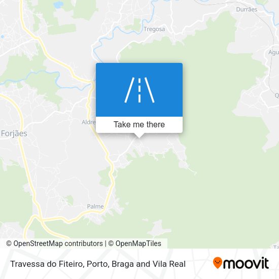 Travessa do Fiteiro mapa