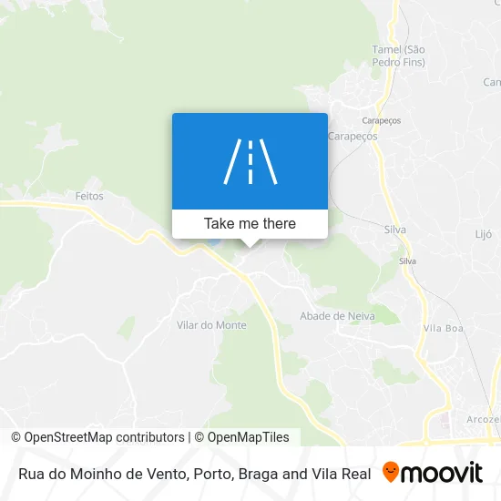 Rua do Moinho de Vento map