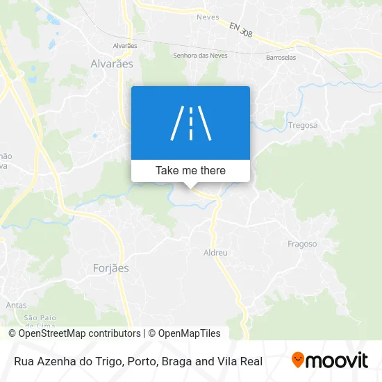 Rua Azenha do Trigo map