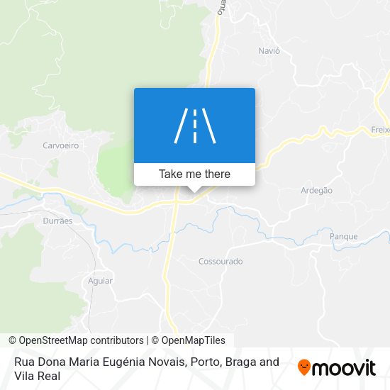 Rua Dona Maria Eugénia Novais mapa