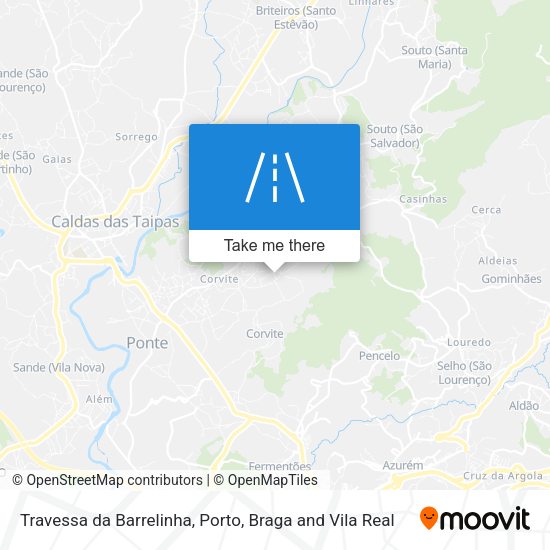 Travessa da Barrelinha mapa
