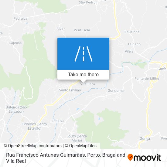 Rua Francisco Antunes Guimarães map