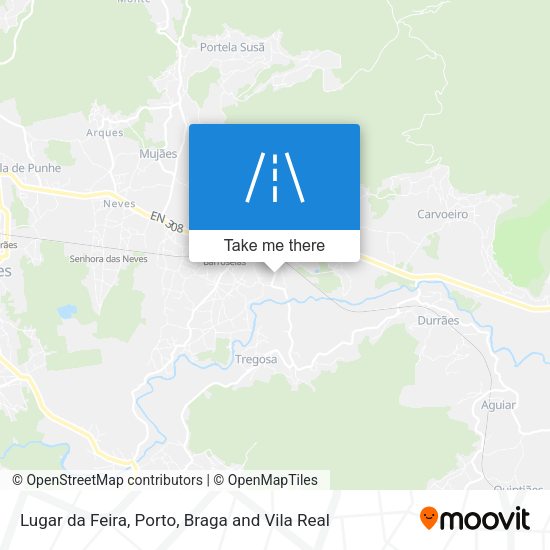 Lugar da Feira map