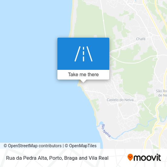 Rua da Pedra Alta mapa