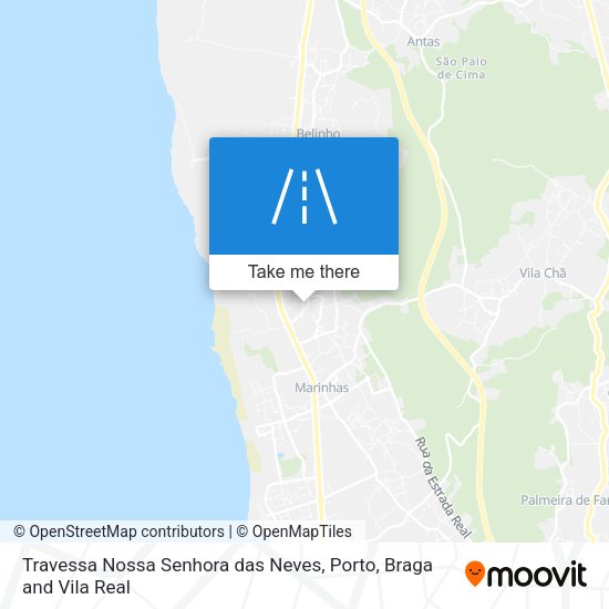 Travessa Nossa Senhora das Neves mapa
