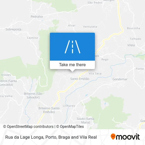 Rua da Lage Longa map