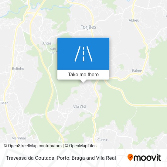 Travessa da Coutada mapa