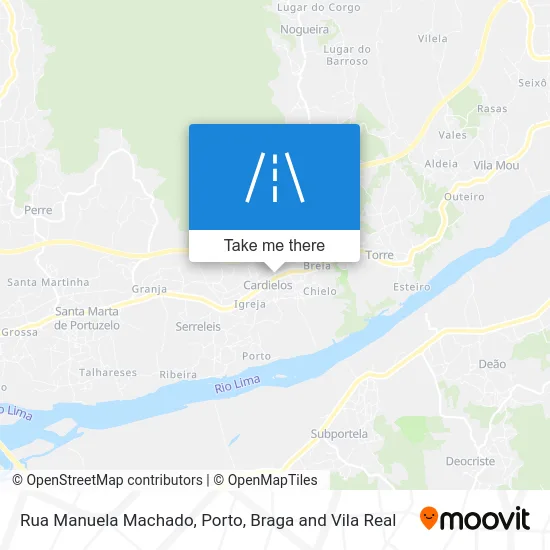 Rua Manuela Machado map