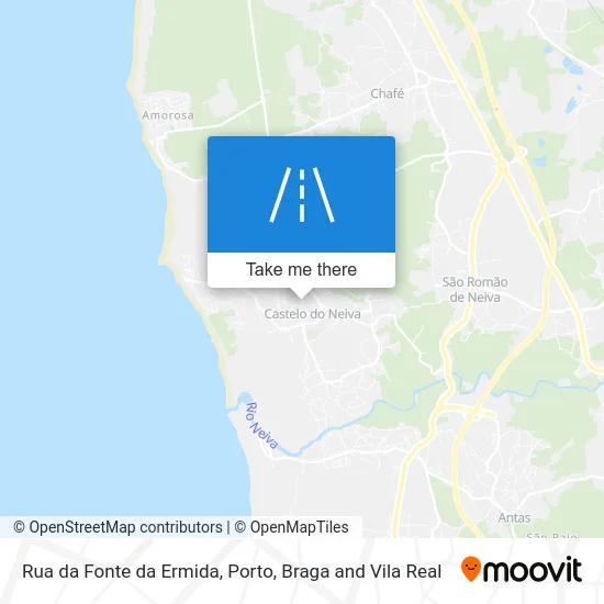 Rua da Fonte da Ermida map