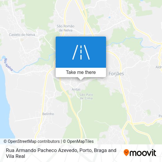 Rua Armando Pacheco Azevedo map