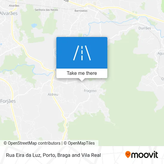 Rua Eira da Luz map