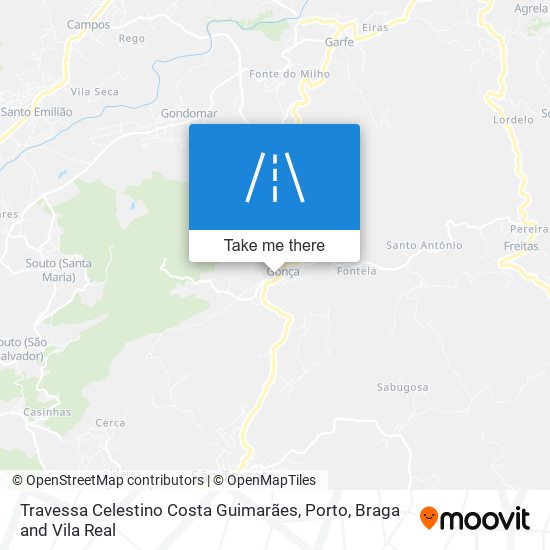 Travessa Celestino Costa Guimarães mapa