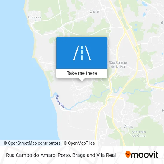 Rua Campo do Amaro map