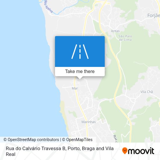 Rua do Calvário Travessa B map