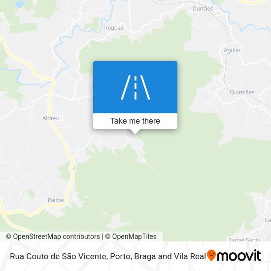 Rua Couto de São Vicente mapa