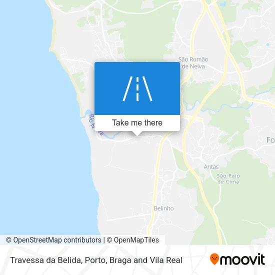 Travessa da Belida map