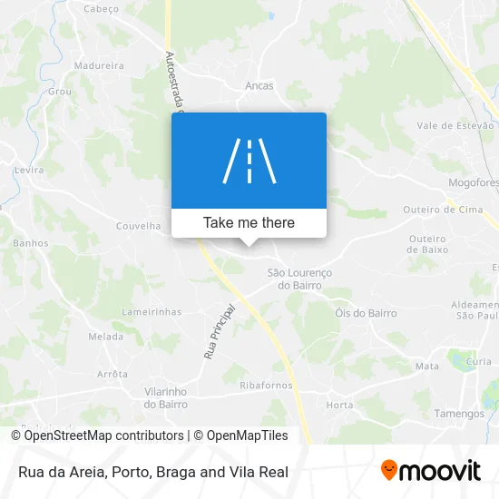 Rua da Areia map