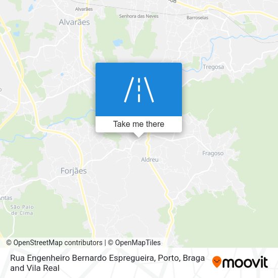 Rua Engenheiro Bernardo Espregueira mapa
