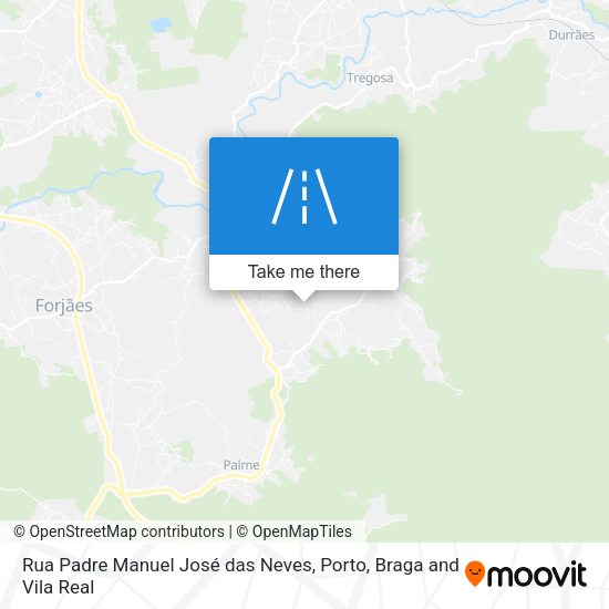 Rua Padre Manuel José das Neves map
