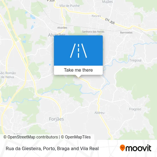 Rua da Giesteira map