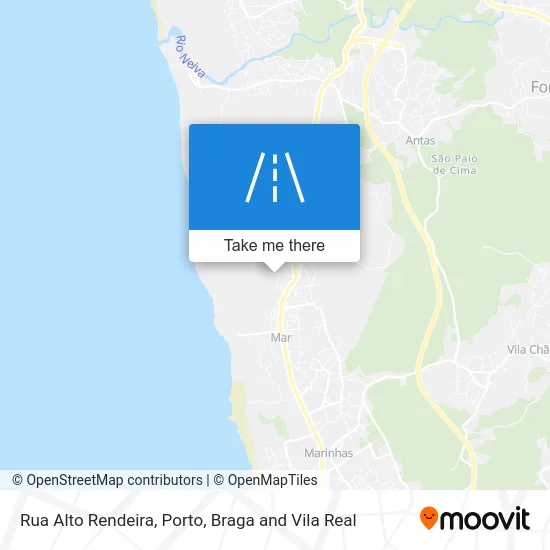 Rua Alto Rendeira map