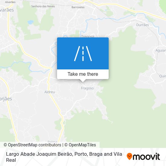 Largo Abade Joaquim Beirão mapa