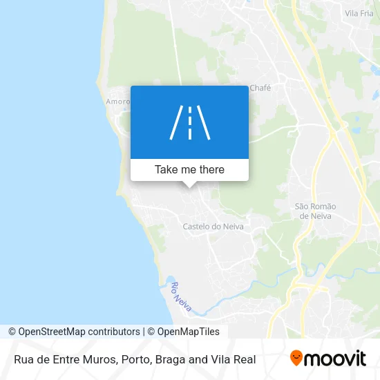 Rua de Entre Muros map
