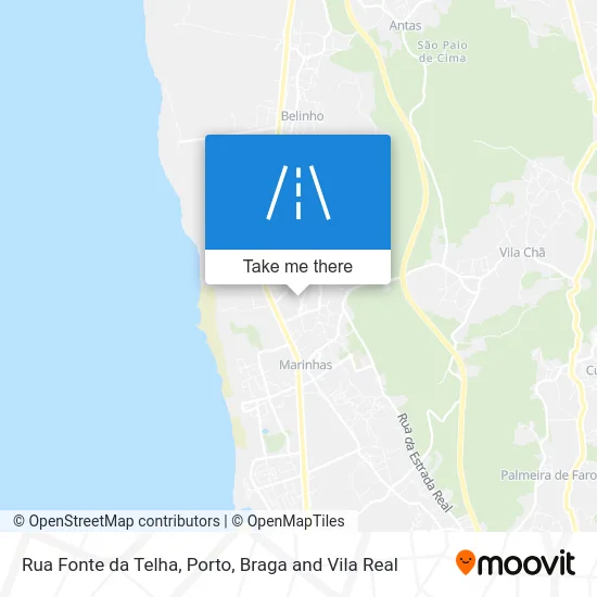 Rua Fonte da Telha map
