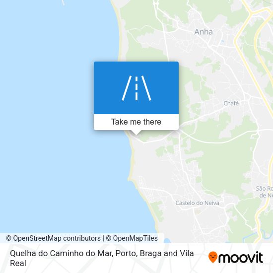 Quelha do Caminho do Mar map