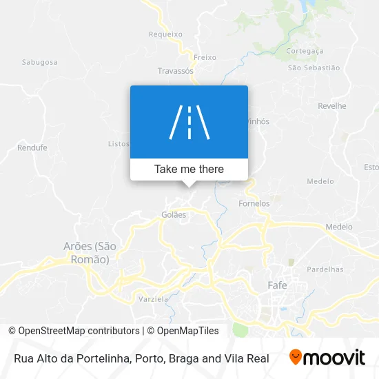 Rua Alto da Portelinha map