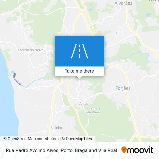 Rua Padre Avelino Alves map