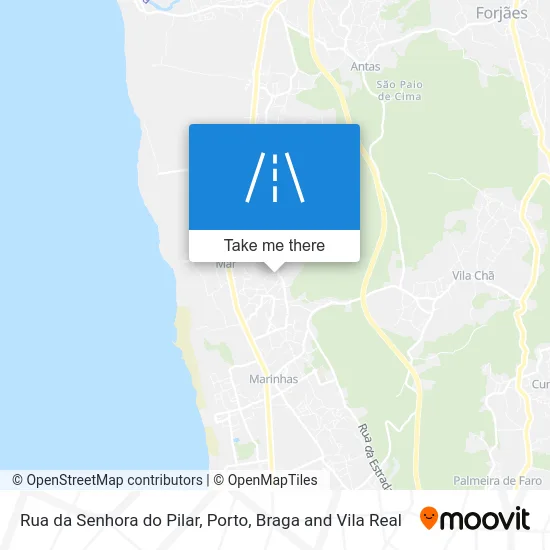 Rua da Senhora do Pilar map