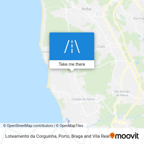 Loteamento da Corguinha map