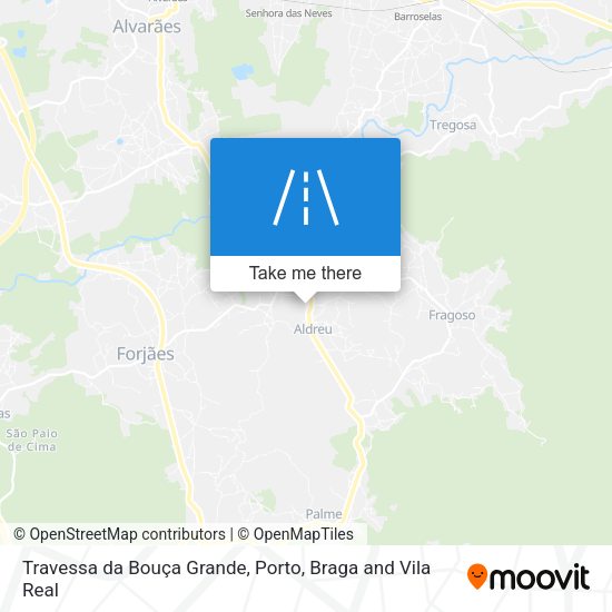 Travessa da Bouça Grande mapa