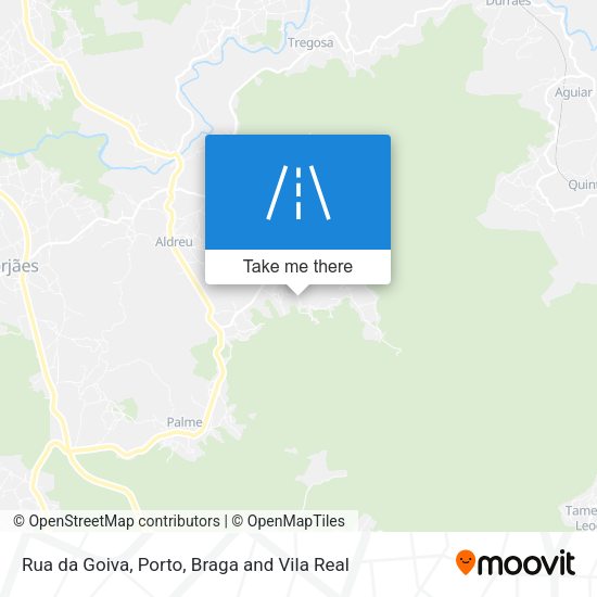 Rua da Goiva mapa