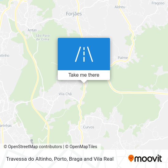 Travessa do Altinho mapa