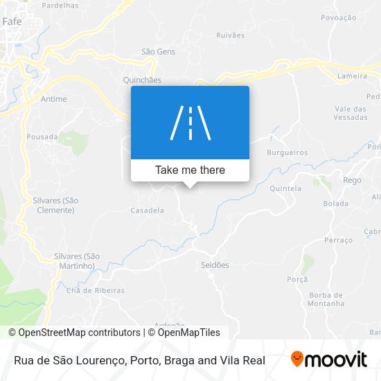 Rua de São Lourenço map