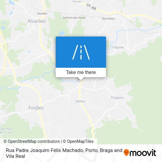 Rua Padre Joaquim Félix Machado mapa