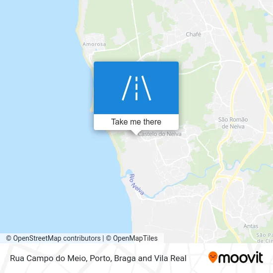 Rua Campo do Meio map